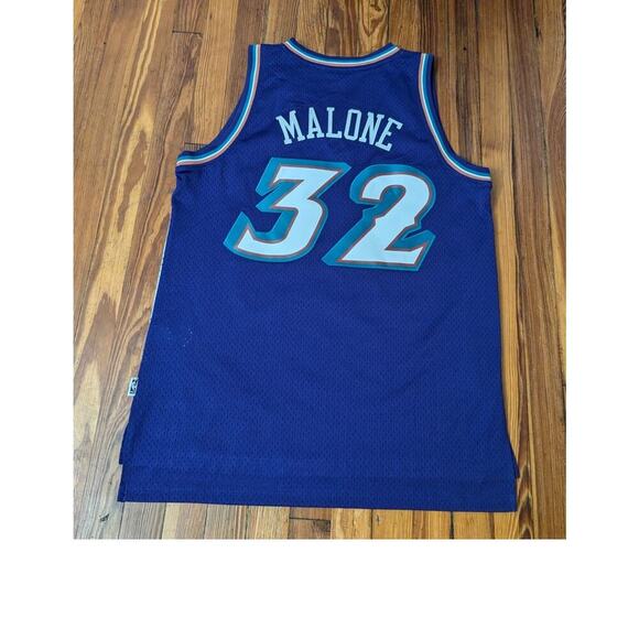 Adidas Utah Jazz Karl Malone Soul Swingman Jersey Mens Large - Picture 2 of 9